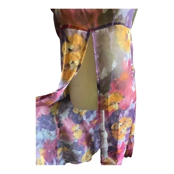 SWIMSUIT COVER UP-LONG OPEN FRONT-SIZE SMALL - Picture 4 of 7